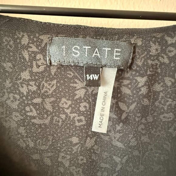 Women's Plus 14W 1. State Neo Renaissance Floral Midi Dress - Picture 7 of 8